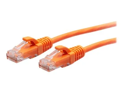 C2G 1ft (0.3m) Cat6a Snagless Unshielded (UTP) Slim Ethernet Network Patch Cable - Orange - Patch kabel - RJ-45 (M) do RJ-45 (M) - 30 cm - 4.8 mm - UTP - CAT 6a - lisovaný, provedení bez hrbolků - oranžová