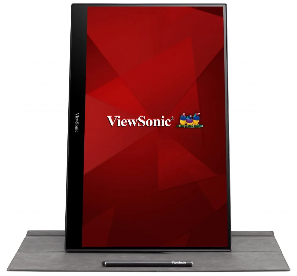 ViewSonic TD1655 - přenosný 15,6" Touch IPS 16:9 1920x1080 6,5ms 250cd m2 miniHDMI 2xUSB-C integ. stojan repro