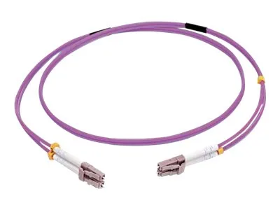 C2G 5m LC/LC OM4 LSZH Fibre Patch - Purple - Patch kabel - multirežim LC (M) do multirežim LC (M) - 5 m - 5 m - optické vlákno - duplex - 50 / 125 mikron - OM4 - purpurová