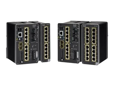 Cisco Catalyst IE3300 Rugged Series - Přepínač - řízený - 10 x 10/100/1000 (8 PoE+) + 2 x SFP - lze montovat na konzolu DIN - PoE+ (360 W) - napájení DC