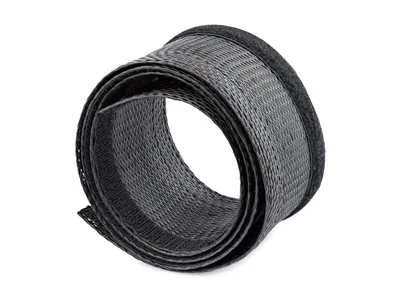 Startech 10ft (3m) Cable Management Sleeve, Trimmable Heavy Duty Cable Wrap, 1.2" (3cm) Dia Polyester Mesh Computer Cable Manager/Protector/Concealer - Black Cord Organizer/Hider, Floor Cable Cover, Wire Wraps (WKSTNCMFLX) - Objímka pro správu kabelů - če