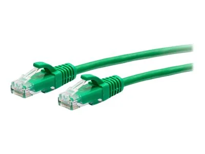 C2G 1ft (0.3m) Cat6a Snagless Unshielded (UTP) Slim Ethernet Network Patch Cable - Green - Patch kabel - RJ-45 (M) do RJ-45 (M) - 30 cm - 4.8 mm - UTP - CAT 6a - lisovaný, provedení bez hrbolků - zelená