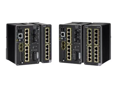 Cisco Catalyst IE3400 Rugged Series - Network Essentials - přepínač - řízený - 8 x 10/100/1000 + 2 x gigabitů SFP - lze montovat na konzolu DIN - DC power