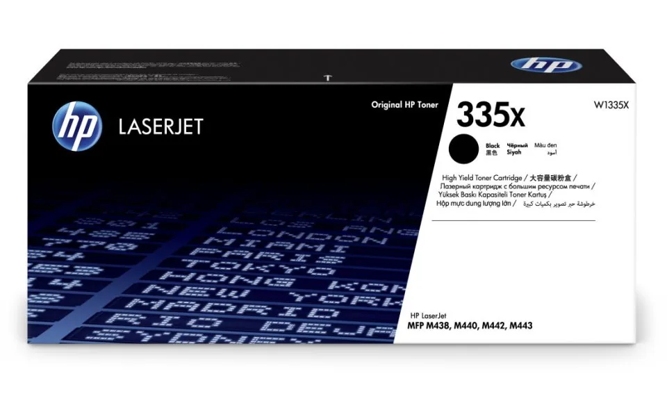 HP 335X - Vysoká výtěžnost - černá - originální - LaserJet - kazeta s barvivem (W1335X) - pro LaserJet MFP M438, MFP M440, MFP M442, MFP M443