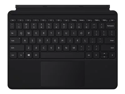 Microsoft Surface Go Type Cover - Klávesnice - s trackpad, akcelerometr - podsvícená - anglická - černá - komerční - pro Surface Go, Go 2