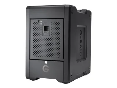SanDisk Professional G-RAID SHUTTLE 4 - Pole pevných disků - 48 TB - 4 zásuvky - HDD 12 TB x 4 - Thunderbolt 3, USB 3.2 Gen 2 (externí)