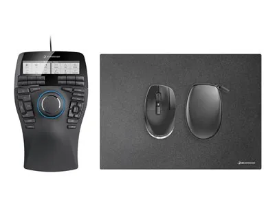 3Dconnexion SpaceMouse Enterprise Kit 2 - 3D myš - ergonomický - pravák a levák - 31 tlačítka - kabelové