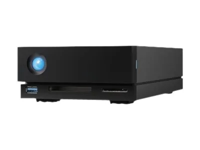 LaCie 1big Dock STHS10000800 - Pole pevných disků - 10 TB - 1 zásuvky (SATA-600) - HDD 10 TB x 1 - Thunderbolt 3, USB 3.1 (externí) - s 5 let Rescue Data Recovery Service Plan