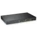 Zyxel GS1900-24HPv2 - Přepínač - inteligentní - 24 x 10/100/1000 (PoE) + 2 x 10/100/1000 - Lze montovat do rozvaděče, pro připevnění na zeď - PoE (170 W)