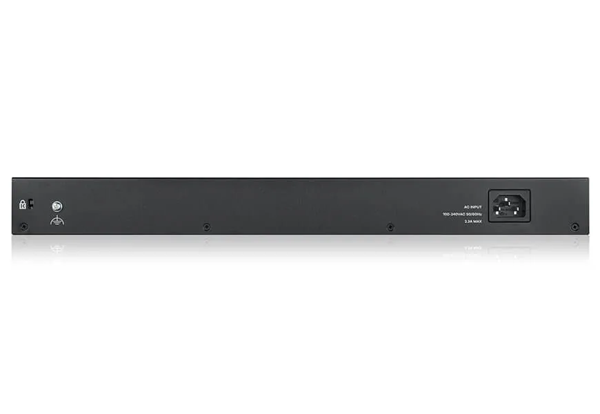 Zyxel GS1900-24HPv2 - Přepínač - inteligentní - 24 x 10/100/1000 (PoE) + 2 x 10/100/1000 - Lze montovat do rozvaděče, pro připevnění na zeď - PoE (170 W)
