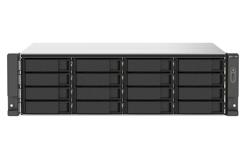 QNAP TS-1673AU-RP-16G (Ryzen V1500B 2,2GHz 16GB RAM 16x SATA 2x 2,5GbE 2x PCIe 2x zdroj)