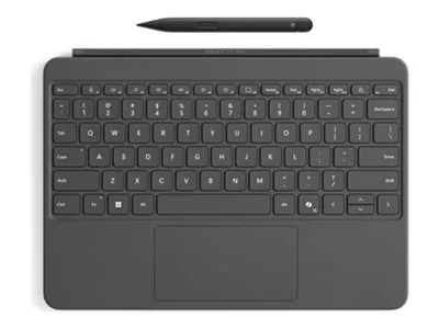 Microsoft Surface Pro Keyboard - 12-inch - klávesnice - s touchpad, akcelerometr - podsvícená - magnetické dokování - QWERTZ - česká/slovenská - slída - 73 % recyklovaných vláken na bázi dřeva pro spotřebitele - s Slim Pen