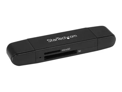 Startech USB Memory Card Reader - USB 3.0 SD Card Reader - Compact - 5Gbps - USB Card Reader - MicroSD USB Adapter (SDMSDRWU3AC) - Čtečka karet (MMC, SD, microSD, SDHC, microSDHC, SXC, microSDXC) - USB 3.0/USB-C