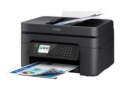 Epson WorkForce WF-2950DWF - Multifunkční tiskárna - barva - tryskový - 216 x 297 mm (originální) - A4/Letter (média) - až 10 stran/min. (tisk) - 100 listy - 33.6 Kbps - USB 2.0, Wi-Fi(n)