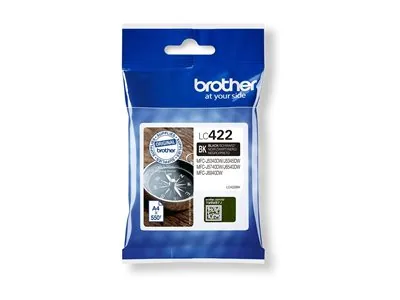 Brother LC422 - Černá - originální - inkoustová cartridge - pro Brother MFC-J5340DW, MFC-J5340DWE, MFC-J5345DW, MFC-J5740DW, MFC-J6540DW, MFC-J6940DW