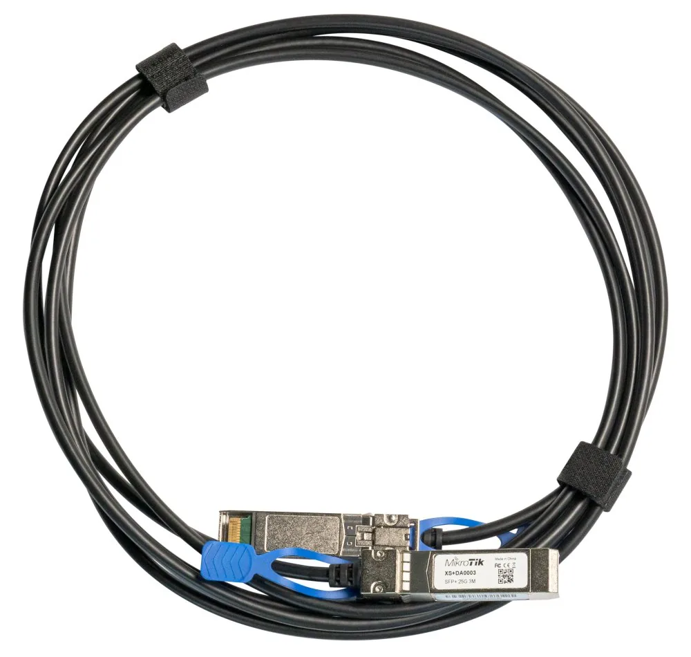 MikroTik XS+DA0001 DAC kabel, SFP28 25 Gbps, 3m
