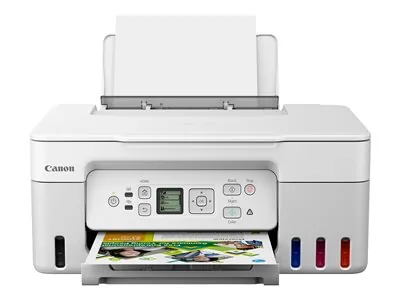 Canon PIXMA G3571 MegaTank - Multifunkční tiskárna - barva - tryskový - plnitelný - Legal (216 x 356 mm)/A4 (210 x 297 mm) (originální) - A4/Legal (média) - až 11 ipm (tisk) - 100 listy - USB 2.0, Wi-Fi(ac) - bílá