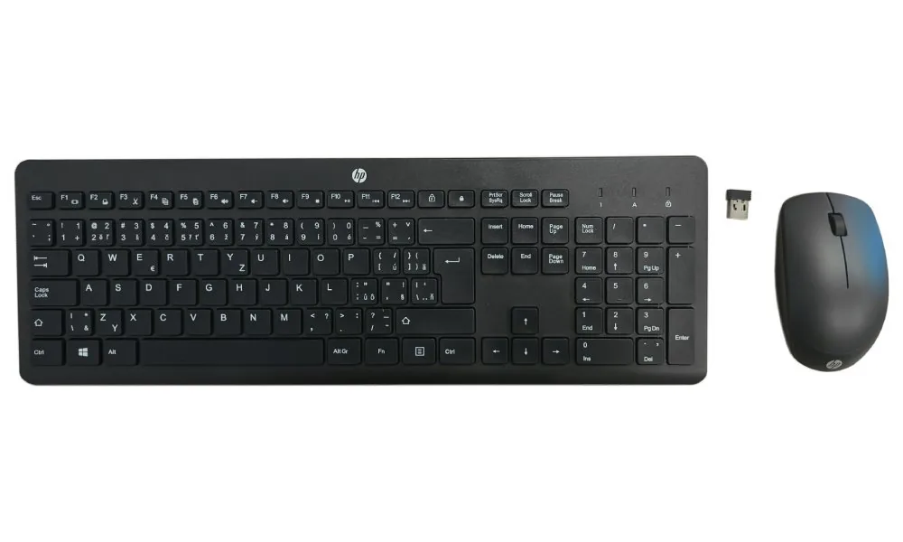 Bezdrôtová klávesnica a myš HP 230 - čierna