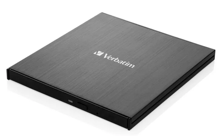 VERBATIM externí mechanika DVD-RW Rewriter USB-C, černá + NERO