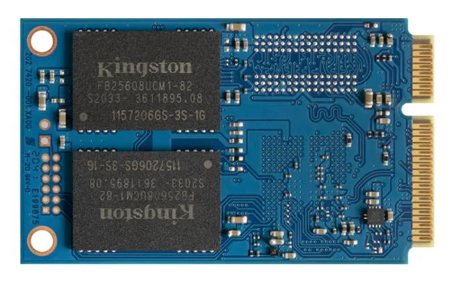 Kingston KC600 - SSD - šifrovaný - 1024 GB - interní - mSATA - SATA 6Gb/s - AES 256 bitů - TCG Opal Encryption, Self-Encrypting Drive (SED)