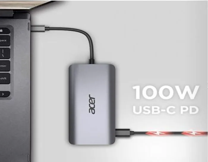 Acer 12in1 USB-C dongle (USB,HDMI,PD,CD,DP,RJ45)