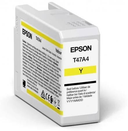 Epson T47A4 - 50 ml - žlutá - originální - inkoustová cartridge - pro SureColor SC-P900, SC-P900 Mirage Bundling