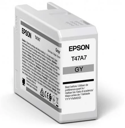 Epson UltraChrome Pro T47A7 - 50 ml - šedá - originální - inkoustový zásobník - pro SureColor SC-P900, SC-P900 Mirage Bundling