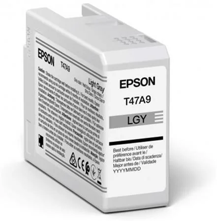 Epson T47A9 - 50 ml - světle šedá - originální - inkoustová cartridge - pro SureColor SC-P900, SC-P900 Mirage Bundling