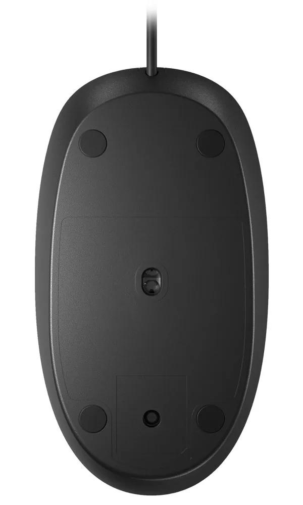 HP 128 - Myš - laser - kabelové - černá