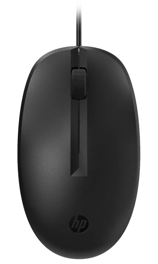 HP 128 - Myš - laser - kabelové - černá