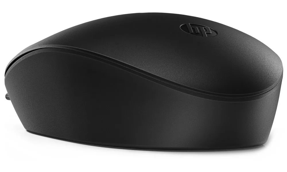 HP 128 - Myš - laser - kabelové - černá