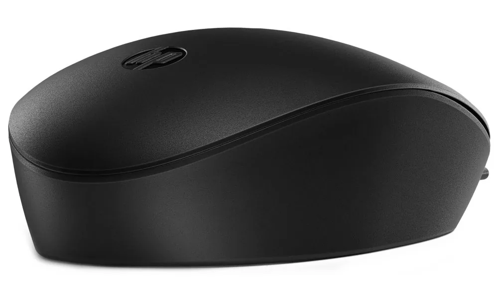 HP 128 - Myš - laser - kabelové - černá