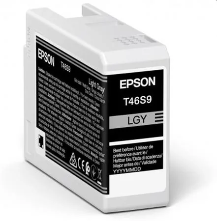 Epson UltraChrome Pro T46S9 - 25 ml - světle šedá - originální - inkoustový zásobník - pro SureColor P706, SC-P700, SC-P700 Mirage Bundling