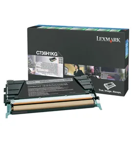 Lexmark - Vysoká výtěžnost - černá - originální - kazeta s barvivem LCCP, LRP - pro Lexmark C736dn, C736dtn, C736N, X736de, X738de, X738dte