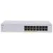 Cisco Business 110 Series 110-16PP - Přepínač - neřízený - 8 x 10/100/1000 (PoE) + 8 x 10/100/1000 - Lze montovat do rozvaděče, desktop, pro připevnění na zeď - PoE (64 W)
