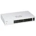 Cisco Business 110 Series 110-24T - Přepínač - neřízený - 24 x 10/100/1000 + 2 x kombinace Gigabit SFP - Lze montovat do rozvaděče, desktop, pro připevnění na zeď