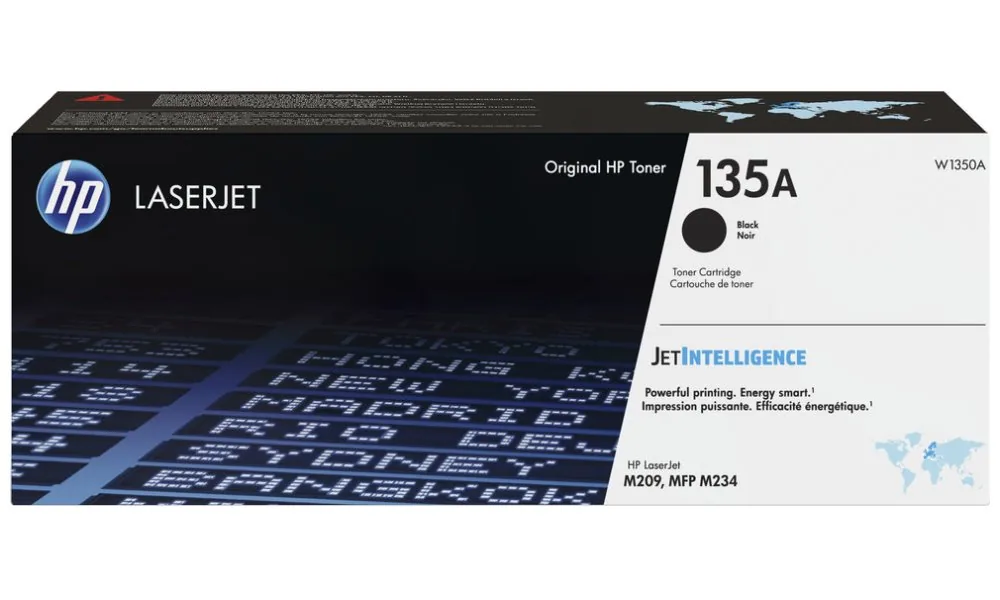 HP 135A - Černá - originální - LaserJet - kazeta s barvivem (W1350A) - pro LaserJet M209, MFP M234