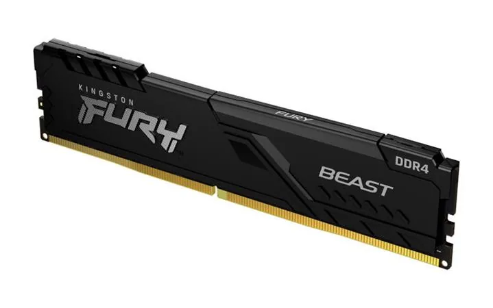 Kingston FURY Beast - DDR4 - modul - 16 GB - DIMM 288-pin - 3200 MHz / PC4-25600 - CL16 - 1.35 V - bez vyrovnávací paměti - bez ECC - černá