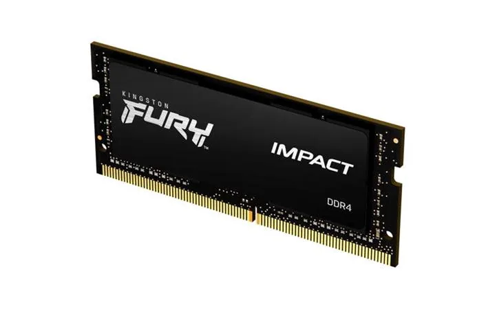 Kingston FURY Impact - DDR4 - modul - 16 GB - SO-DIMM 260-pin - 3200 MHz / PC4-25600 - CL20 - 1.2 V - bez vyrovnávací paměti - bez ECC - černá