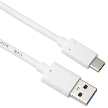 PremiumCord kabel USB-C - USB 3.0 A (USB 3.2 generation 2, 3A, 10Gbit s) 2m bílá