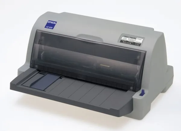 Epson LQ 630 - Tiskárna - Č/B - jehličková - 360 x 180 dpi - 24 pin - až 360 znaků/s - paralelní, USB 2.0