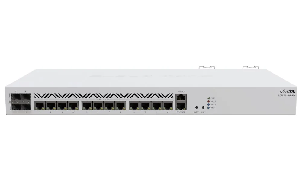 MikroTik CCR2116-12G-4S+, Cloud Core Router