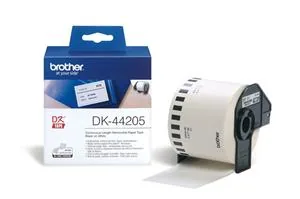 Brother DK44205 - Odstranitelné lepicí - bílá - Role (6,2 cm x 30,5 m) 1 role nálepky - pro Brother QL-1050, QL-500, QL-550, QL-560, QL-570, QL-650, QL-710, QL-720