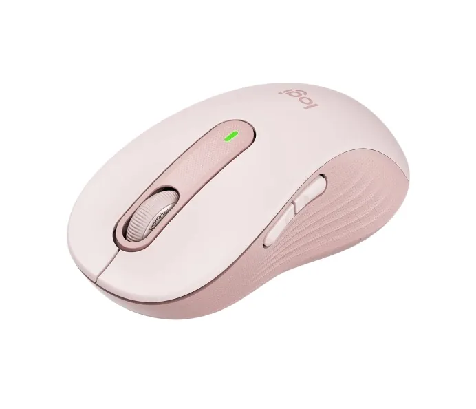 Logitech Signature M650 L - Myš - velká velikost - optický - 5 tlačítka - bezdrátový - 2.4 GHz, Bluetooth - USB přijímač Logitech Logi Bolt - růžová