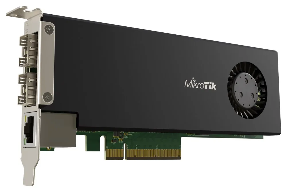 MikroTik Cloud Core Router, CCR2004-1G-2XS-PCIe