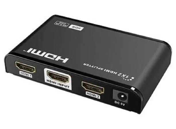 PremiumCord HDMI 2.0 splitter 1-2 porty, 4K x 2K 60Hz, FULL HD, 3D, černý
