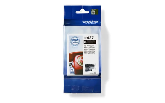 Brother LC427BK - Černá - originální - inkoustová cartridge - pro Brother HL-J6010DW, MFC-J5955DW, MFC-J6955DW, MFC-J6957DW