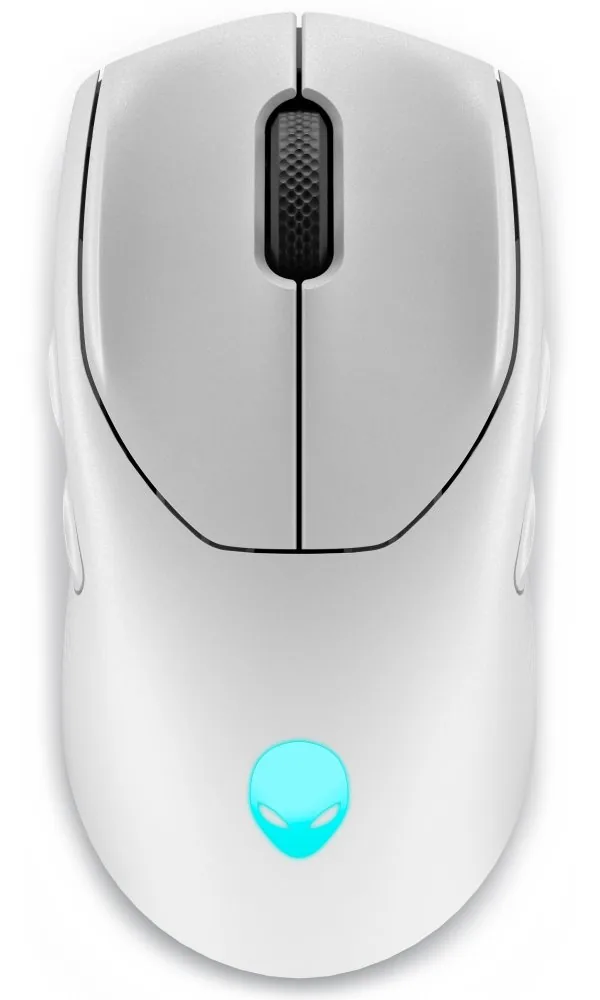 Dell Alienware AW720M/Herní/Optická/26 000 DPI/Drátová+bezdrátová/Bílá
