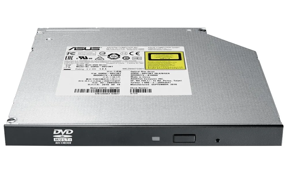 DVD ASUS SDRW-08U1MT, slim, interní, černá