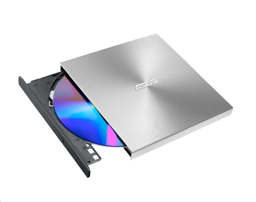 DVD ASUS ZenDrive U8M, USB-C, slim, externí, stříbrná